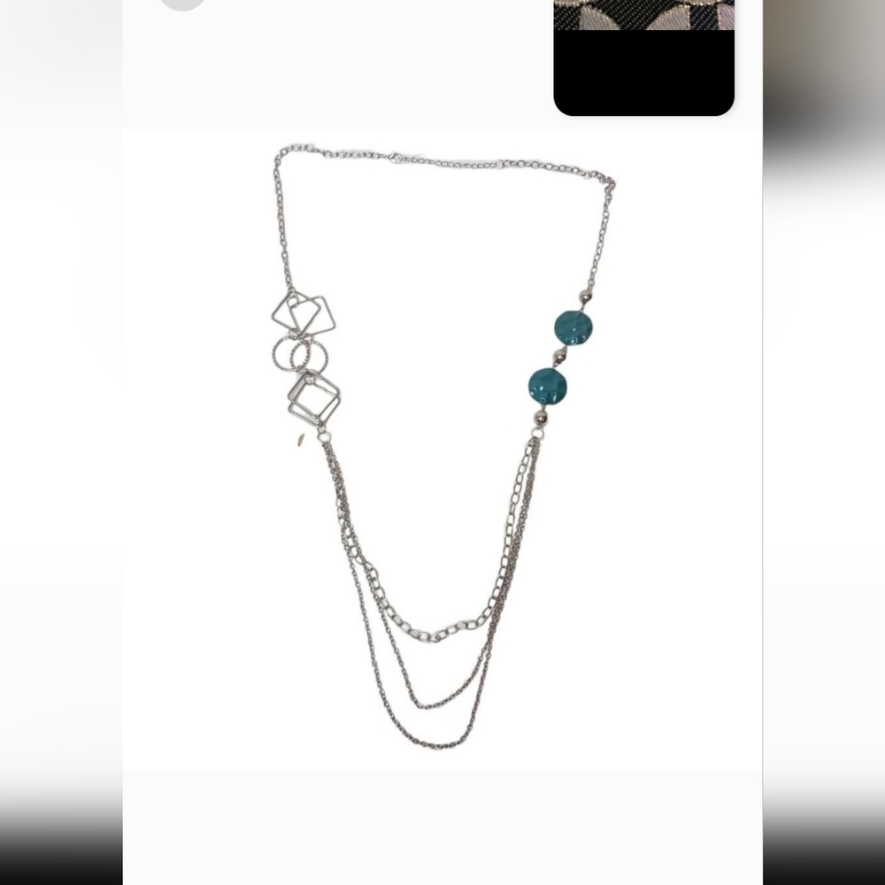 Paparazzi In Anticipation Blue Necklace - Picture 2 of 8